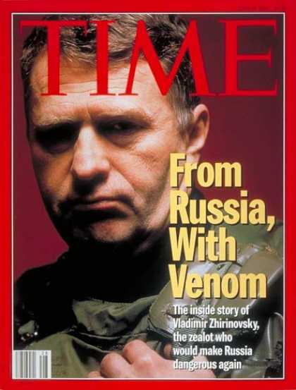 Time - Vladimir Zhinovsky - July 11, 1994 - Russia