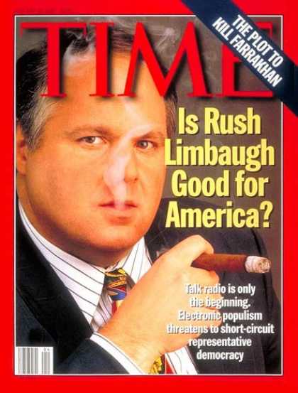 Time - Rush Limbaugh - Jan. 23, 1995 - Media - Radio - Talk Shows - Society