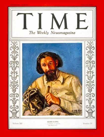 Time - Alois Lang - May 12, 1930 - Religion - Bavaria