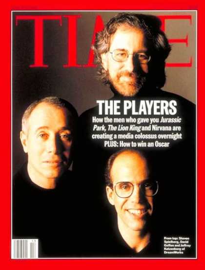 Time - David Geffen, Steven Spielberg & Jeffrey Katzenberg - Mar. 27, 1995 - Directors