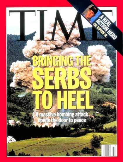 Time - NATO Bombs the Serbs - Sep. 11, 1995 - NATO - Serbia