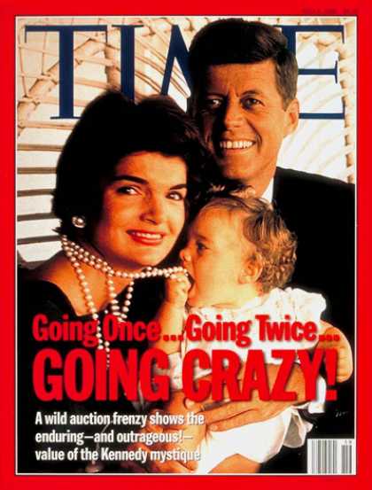 Time - John F. Kennedy, Jacqueline Kennedy, Caroline Kennedy - May 6, 1996 - John F. Ke