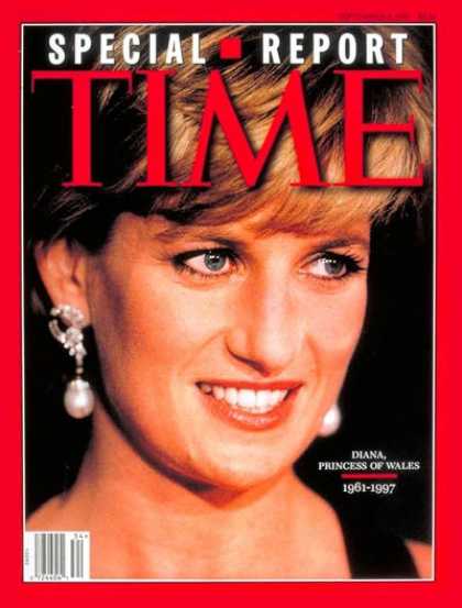 Time - Diana, Princess of Wales - Sep. 8, 1997 - Princess Diana - Great Britain - Royal