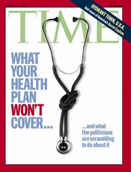 Time - Health Insurance - July 13, 1998 - Business - Insurance - Health & Medicine