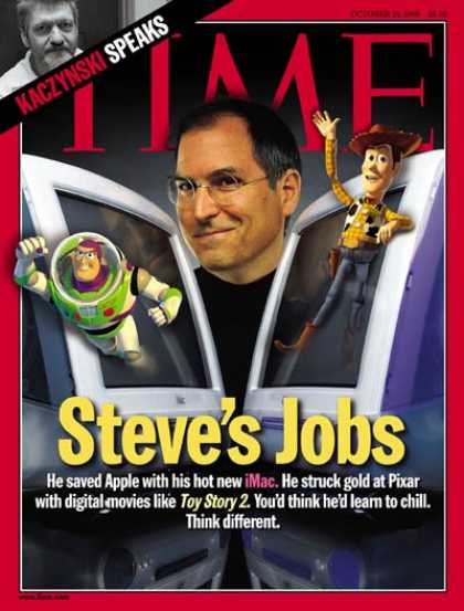 Time - Steve Jobs - Oct. 18, 1999 - Computers - Internet - Science & Technology - Busin