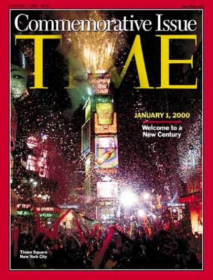 Time - New Year's Eve 2000 - Jan. 1, 2000 - Holidays - New York