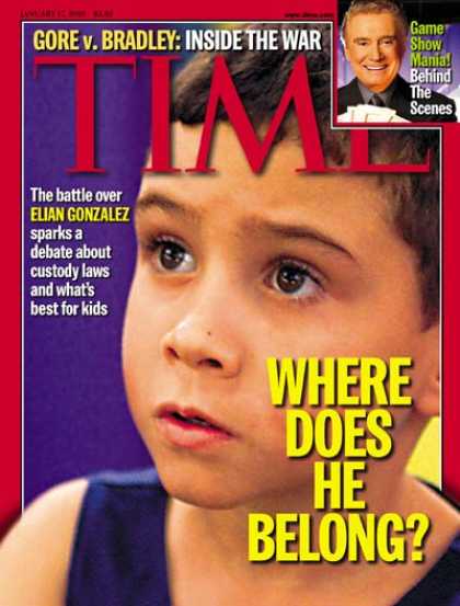 Time - Cuban Refugee Elian Gonzalez - Jan. 17, 2000 - Immigration - Cuba - Florida