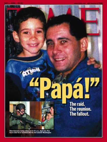 Time - Elian & Juan Miguel Gonzalez - May 1, 2000 - Elian Gonzalez - Immigration - Cuba