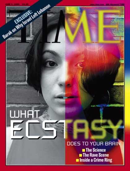 Time - What Ecstasy Does to Your Brain - June 5, 2000 - Drug Abuse - Brain - Teens - He
