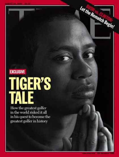 Time - Tiger Woods - Aug. 14, 2000 - Golf - Sports