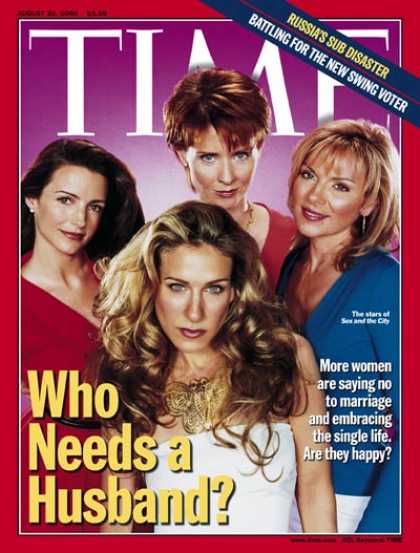 Time - Sex and the City - Aug. 28, 2000 - Actresses - Television - Most Popular - Women