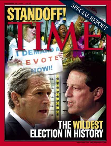 Time - George W. Bush & Al Gore - Nov. 20, 2000 - George W. Bush - Al Gore - Presidenti