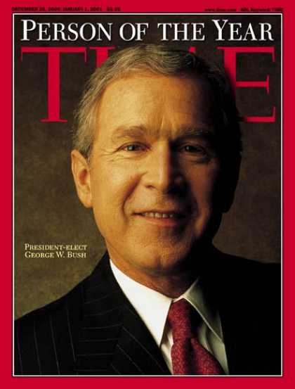 Time - George W. Bush, Person of the Year - Dec. 25, 2000 - George W. Bush - Presidenti