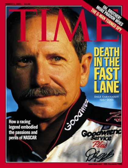 Time - Dale Earnhardt - Mar. 5, 2001 - Cars - Auto Racing - Most Popular - Sports - Dea