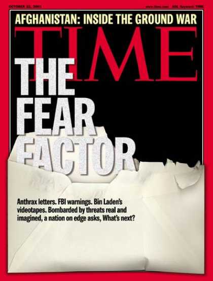 Time - The Fear Factor - Oct. 22, 2001 - Emotions - Terrorism