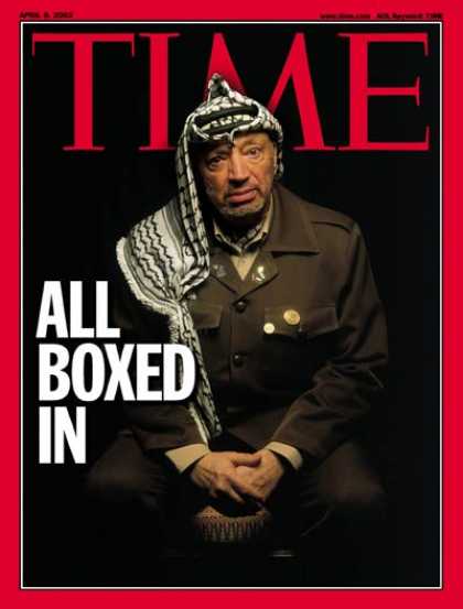 Time - Yasser Arafat - Apr. 8, 2002 - Palestine - Middle East