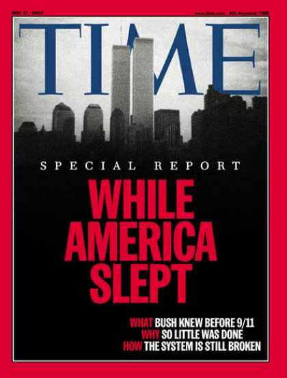 Time - While America Slept - May 27, 2002 - Sept. 11 - Al-Qaeda - Terrorism