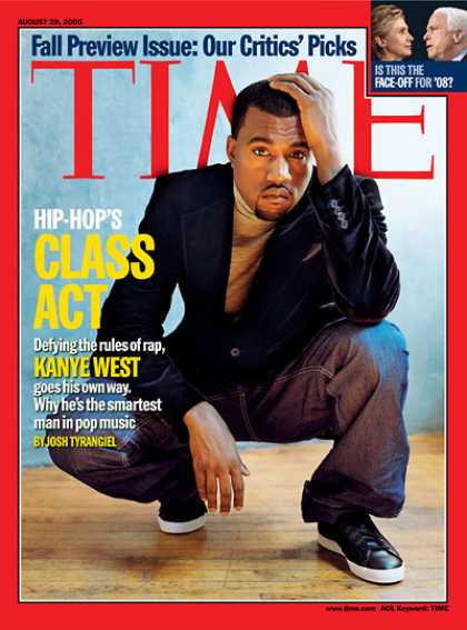 Time - Kanye West - Aug. 29, 2005 - Singers - Hip-Hop - Popular Culture - Music