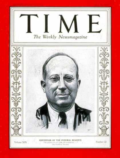 Time - Eugene Meyer - May 31, 1932 - Business - Politics
