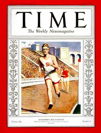 Time - Ben Eastman - July 11, 1932 - Track & Field - Sports