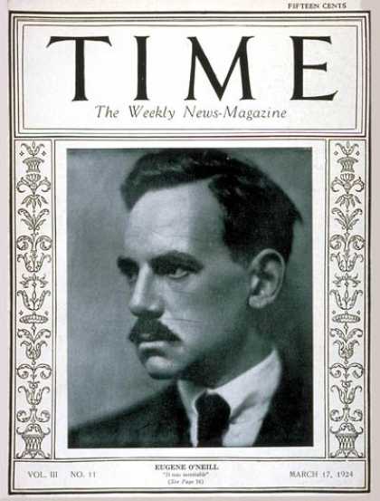 Time - Eugene O'Neill - Mar. 17, 1924 - Theater - Entertainment