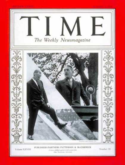 Time - Joseph M. Patterson & Robert R. McCormick - Nov. 2, 1936 - Joseph Patterson - Ro