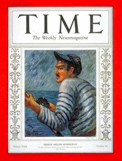 Time - Ernest Hemingway - Oct. 18, 1937 - Books