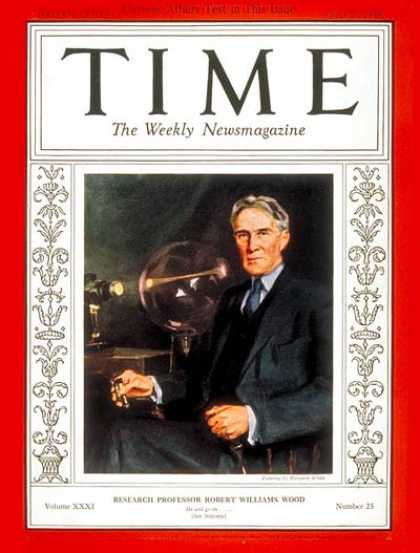 Time - Robert W. Wood - June 20, 1938 - Education