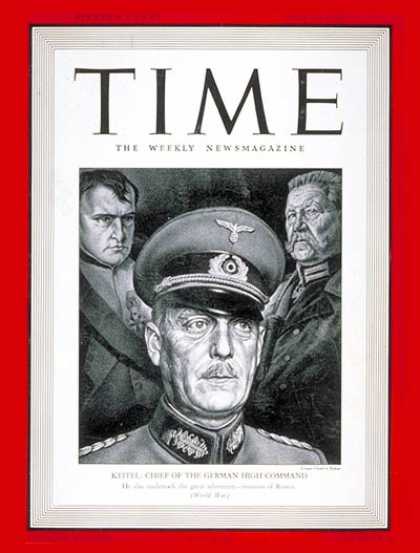 Time - General Wilhelm Keitel - July 14, 1941 - Germany - Military - Nazism