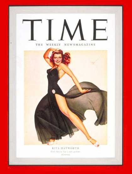 Time - Rita Hayworth - Nov. 10, 1941 - Actresses - Movies