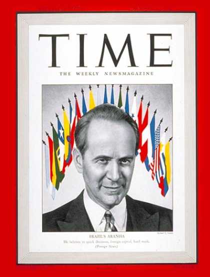 Time - Oswaldo Aranha - Jan. 19, 1942 - Brazil - Latin America