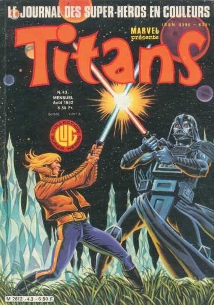 Titans 1 - Planets - Darth Vader - Luke Skywalker - Lightsaber - Battle - Mark Buckingham, Rod Reis