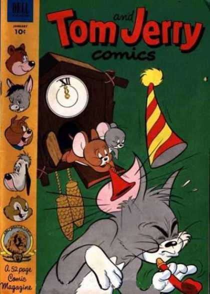 Tom & Jerry Comics 102 - Bear - Donkey - Dog - Hat - Clock