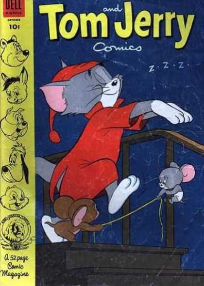 Tom & Jerry Comics 111 - Cat And Mouse - Sleepwalking - Snoring - Pajamas - Two Mice