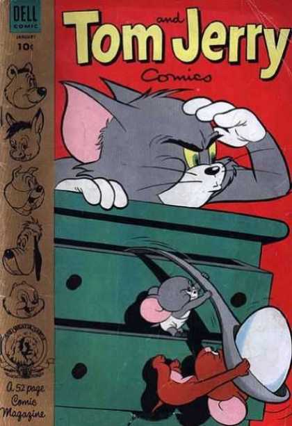 Tom & Jerry Comics 114 - Spoon - Egg - Mice - Cat - Dresser Drawer