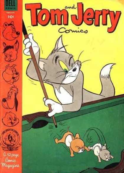 Tom & Jerry Comics 115 - Cat - Mouse - Pool - Que - Falling