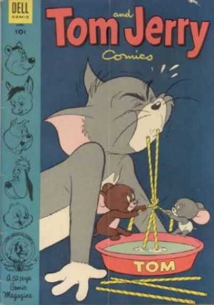 Tom & Jerry Comics 117 - Cat - Mouse - Comics - Bowl - Straws