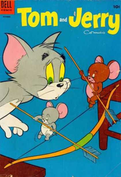 Tom & Jerry Comics 123 - Cat - Mouse - Bow - Arrow - Tightrope
