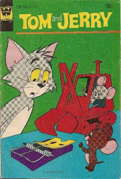 Tom & Jerry Comics 263 - Mouse In Tractor - Red Truck - Cat - Cheese - Mouse Trap
