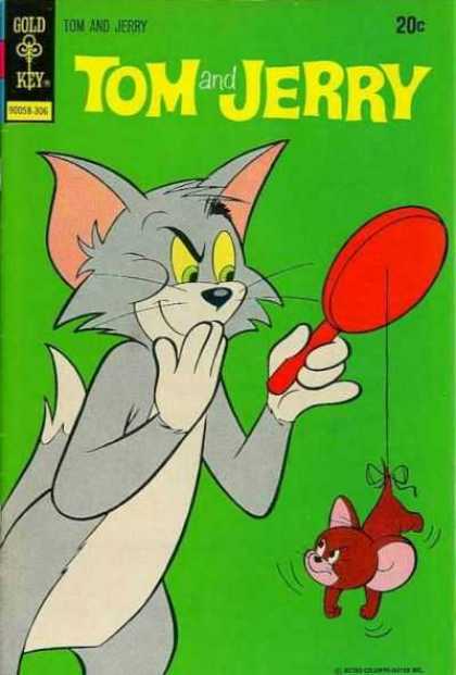 Tom & Jerry Comics 271 - Paddle - Mouse - Cat - Gold Key - Angry