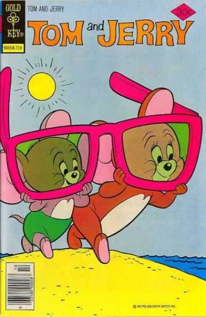 Tom & Jerry Comics 299 - Sun - Sunglasses - Sand - Beach - Swim Suit
