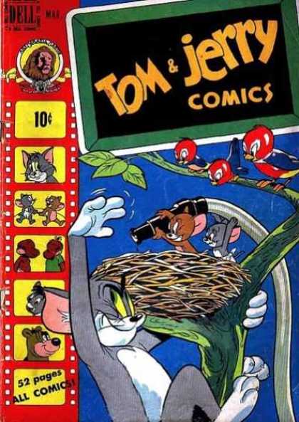 Tom & Jerry Comics 68 - Tom And Jerry - Cat - Mouse - Birds - Nest