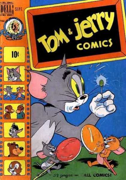 Tom & Jerry Comics 74 - Dell - Sept - All Comics - Lollypop - A Sell Comic