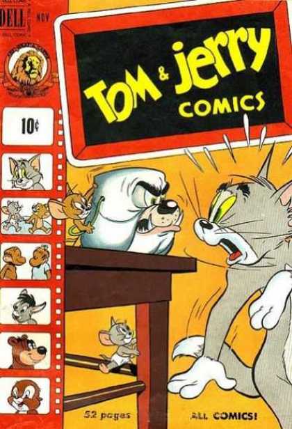 Tom & Jerry Comics 76 - Monkeys Out Of The Sidehatch - Mousible Lechter - Hmmmdoggy Brain Stew - Wow 010 Is Cheap For A Comic Book - Two Mice One Cat