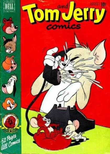 Tom & Jerry Comics 85 - Cat - Mouse - Chase - Phone - Squirt