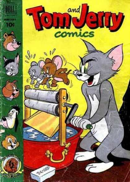 Tom & Jerry Comics 91 - Mouse - Cat - Ringer - Bucket - Soap