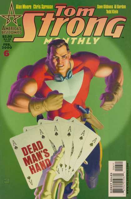 Tom Strong 6 - Tom Strong - Alan Moor - Chris Sprouse - A Dead Mans Hand - Feb 2000 - Dave Gibbons