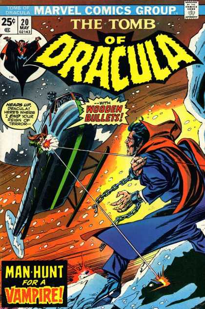 Tomb of Dracula 20 - Helicopter - Wooden Bullets - Snow - Chains - Man Hunt For A Vampire
