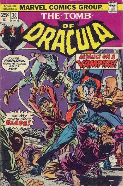 Tomb of Dracula 30 - Vampire - Night-stalker - Blade - Fighting - Knife