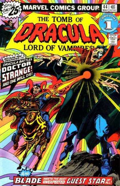 Tomb of Dracula 44 - Vampire - Doctor Strange - Horse - Battle - Fangs - Gene Colan